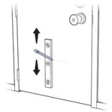 Use Level And Pencil To Mark Door
