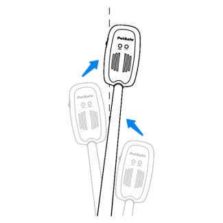 Move the locator from side to side