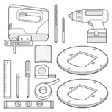 Tools Needed Plus Adaptor and Tunnel