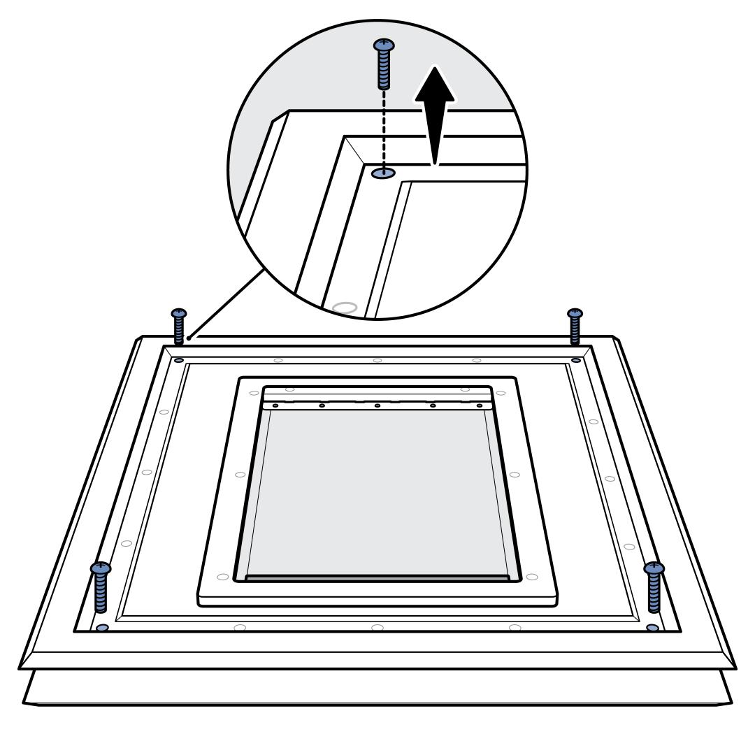 Remove Screws From Assembled Panel