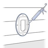 Caulk Exterior Frame