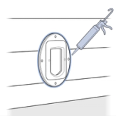 Caulk Exterior Frame
