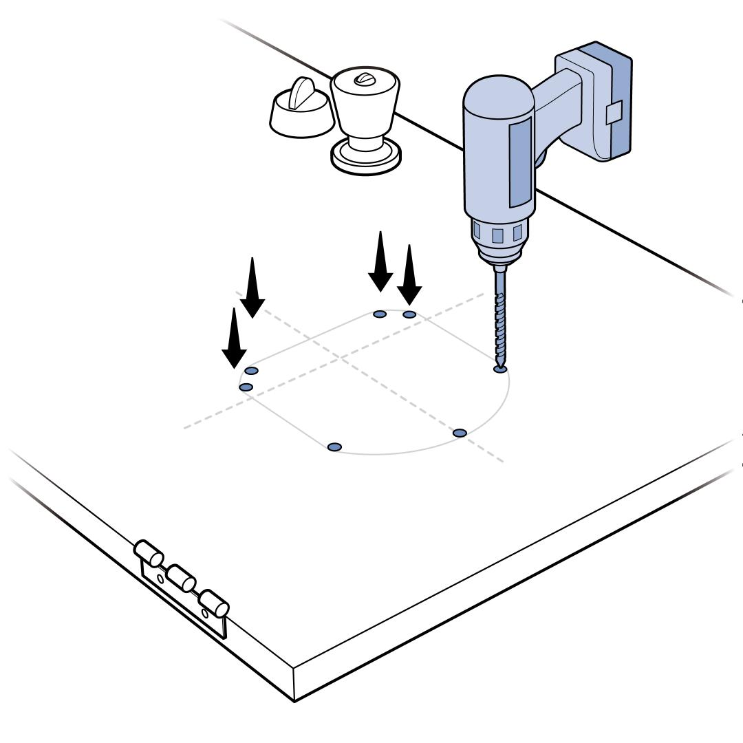 Drill Inside Corner Of Trace Outline