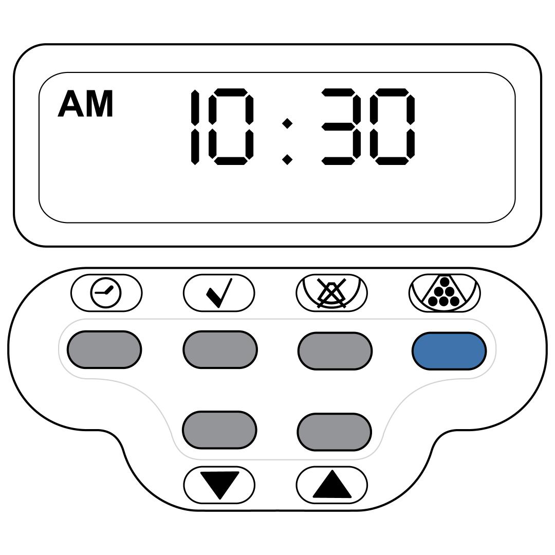 Press feed now button