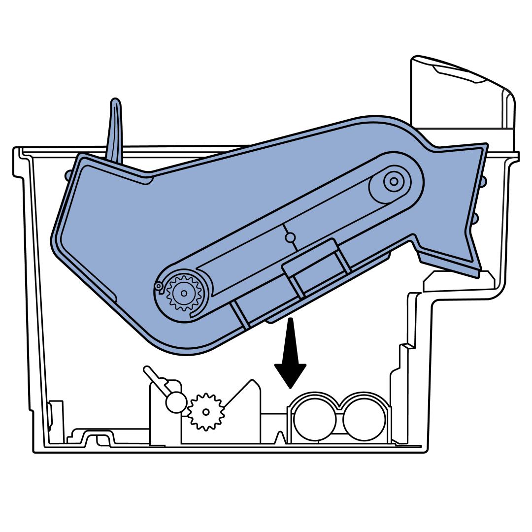 Insert the Conveyor into Feeder Base
