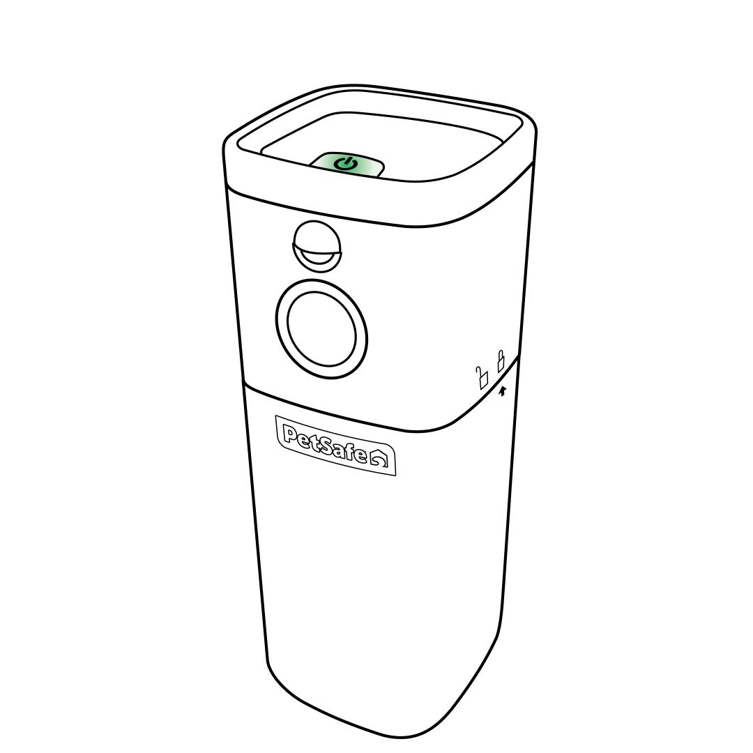 press and hold led turns green