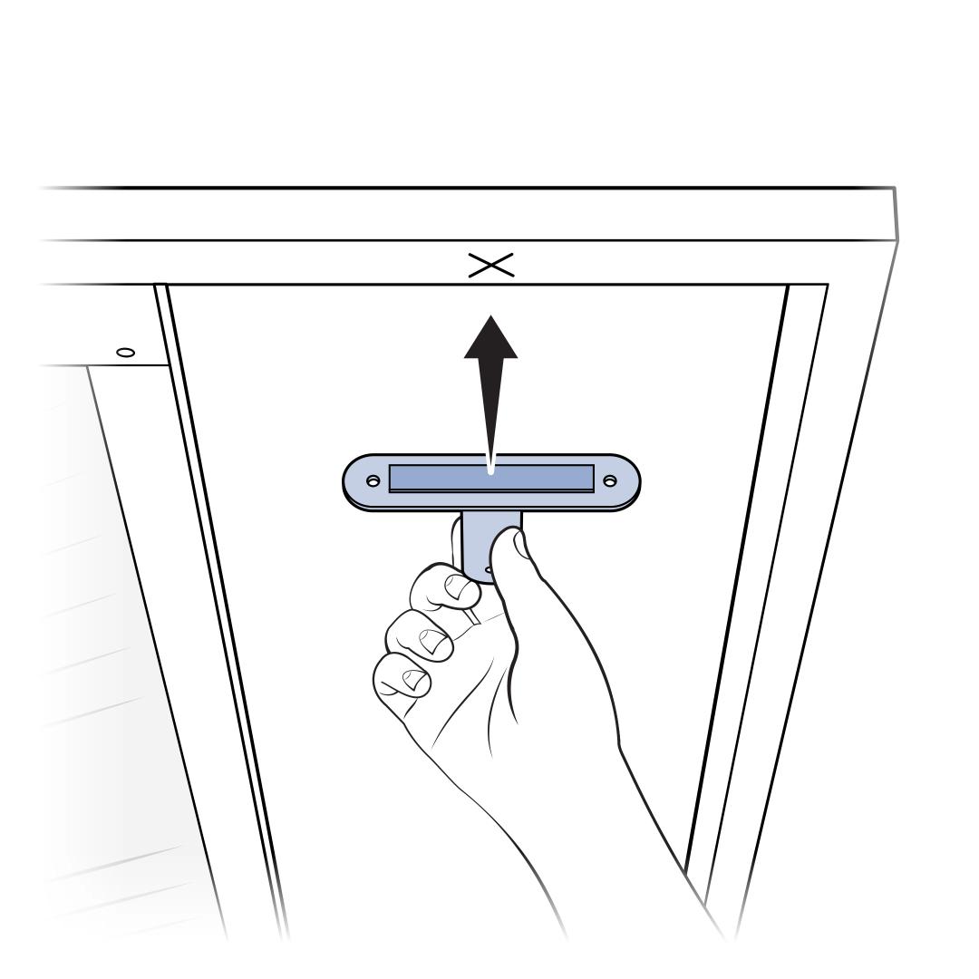 Secure T Brackets To Assembled Pet Door Top