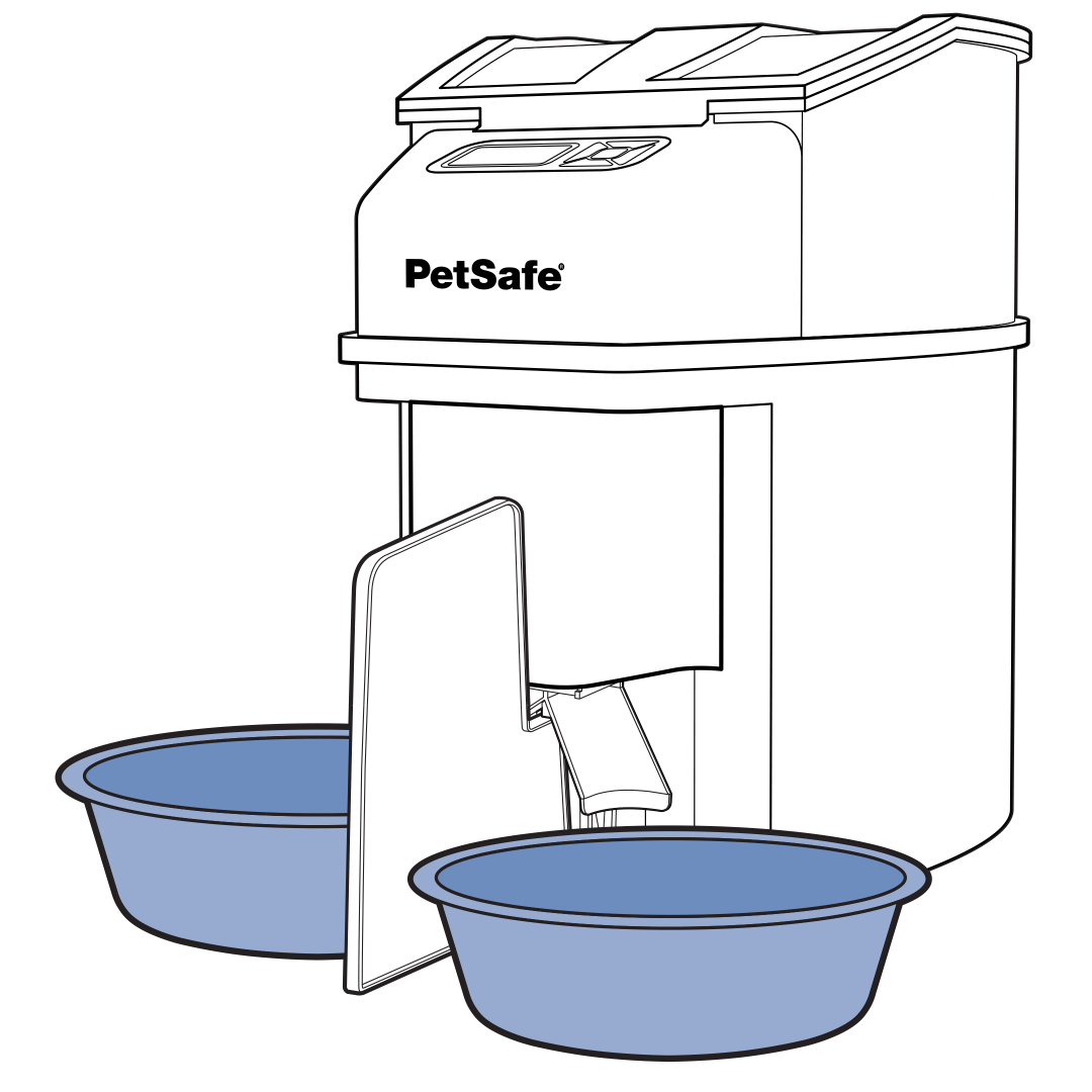 Place Bowls Under Food Chute