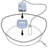 Place Foam Filter Around Pump