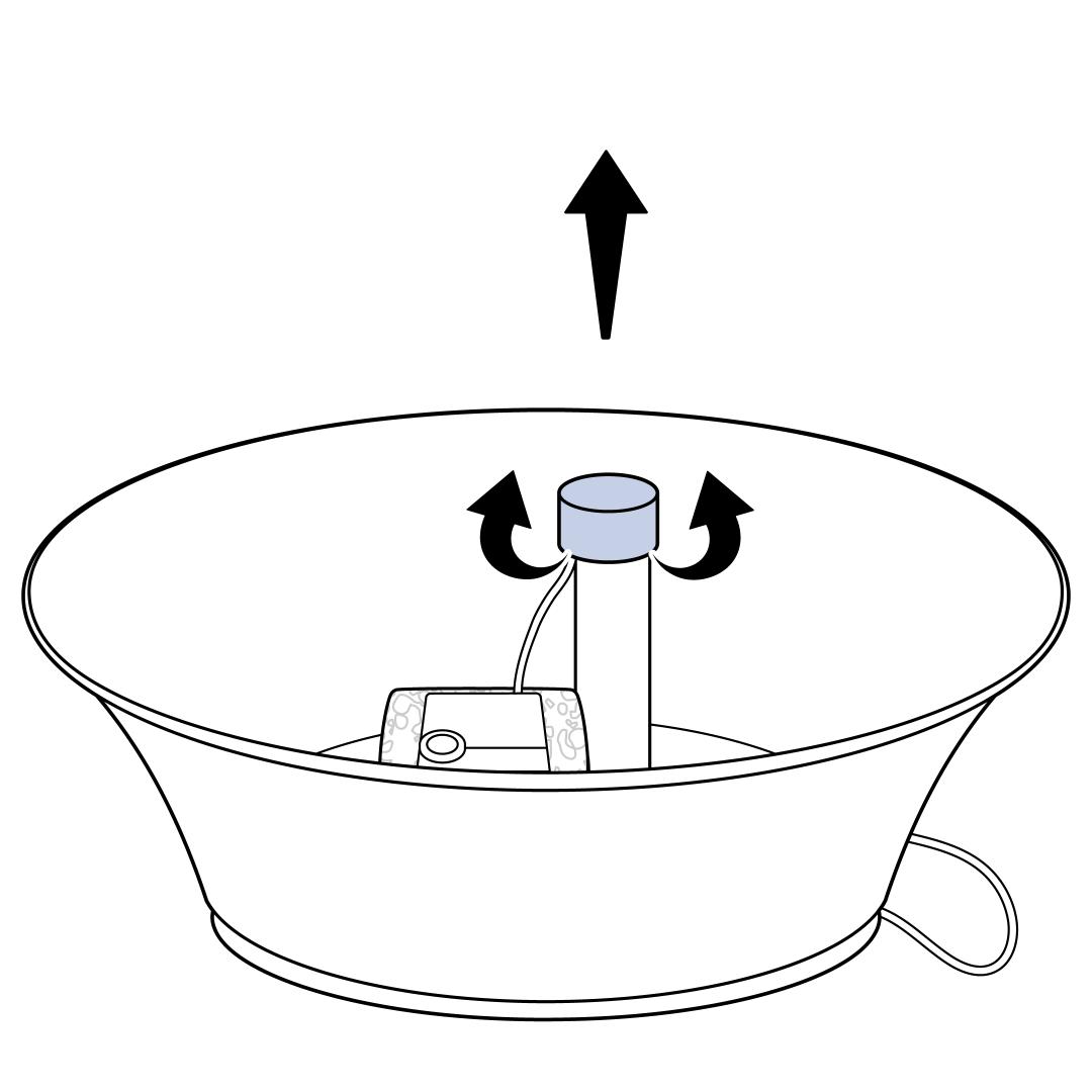 Peel Rubber Cap from Stem