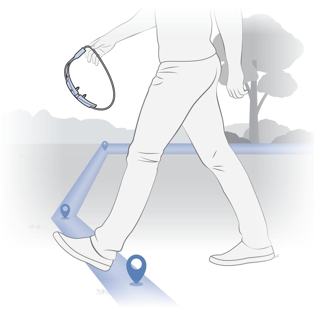 Walk Towards The Boundary