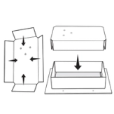 Fold And Insert Into Interior Frame