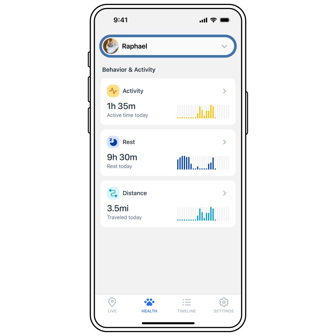 Health Dashboard_Select Pet