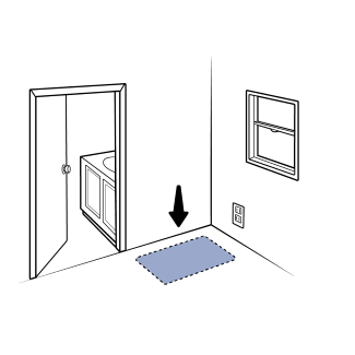 Select Location For Litter Box