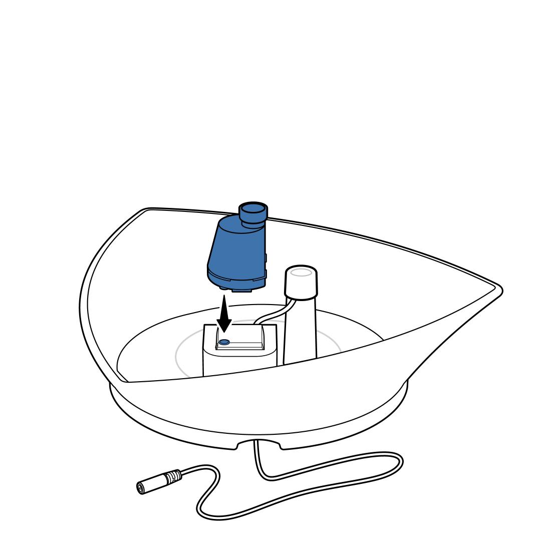 Place Filter Housing On top Of Pump