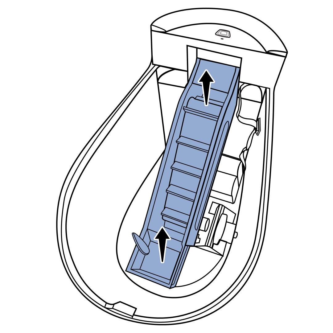 Lift Conveyor from Base of Feeder