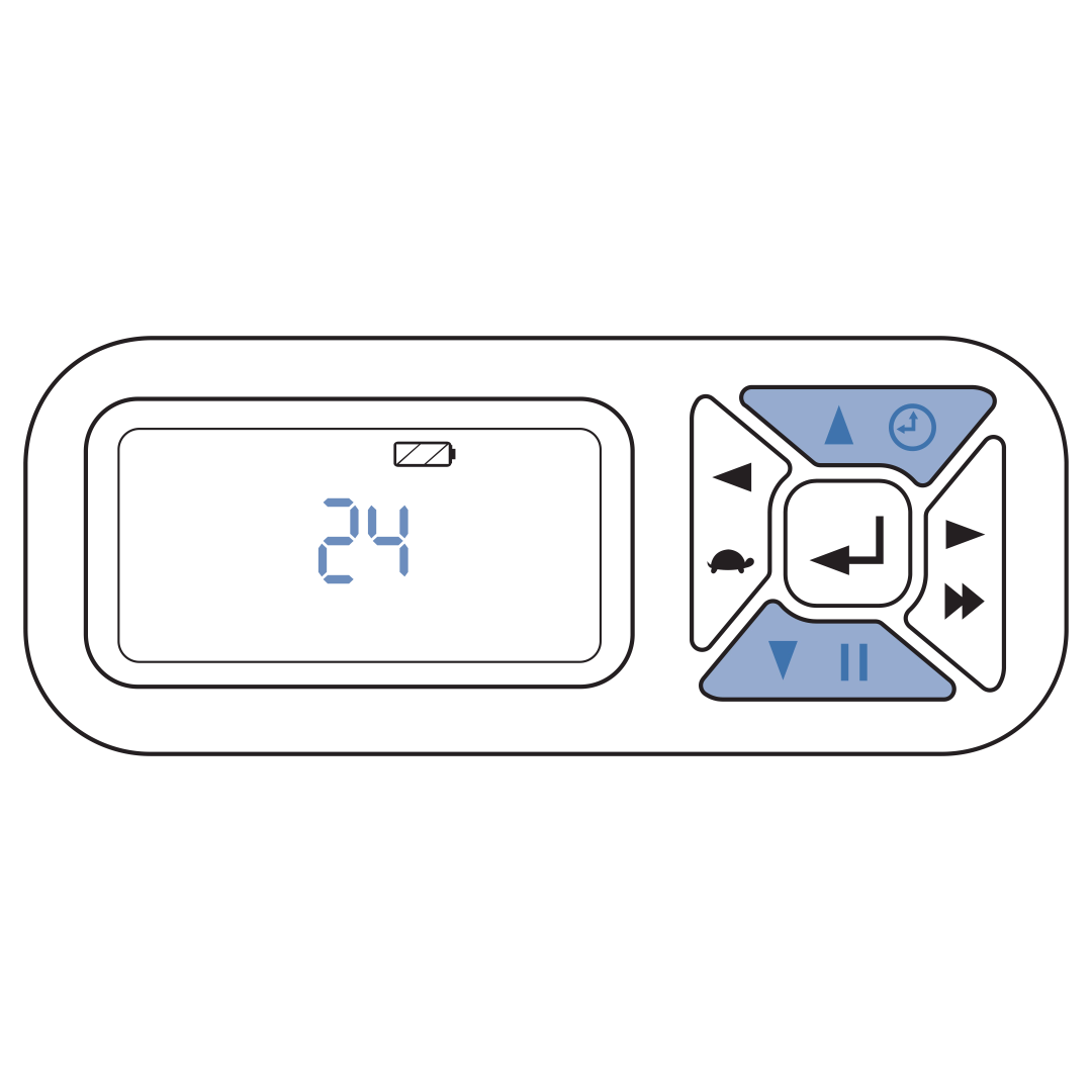 Change Hour Format By Pressing Up-Down Button