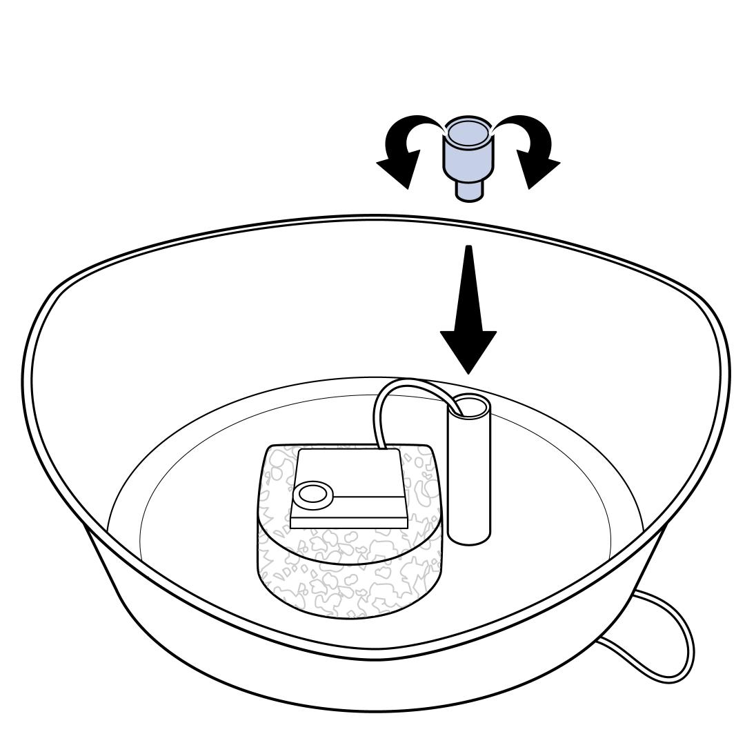 Place Rubber Cap into Stem