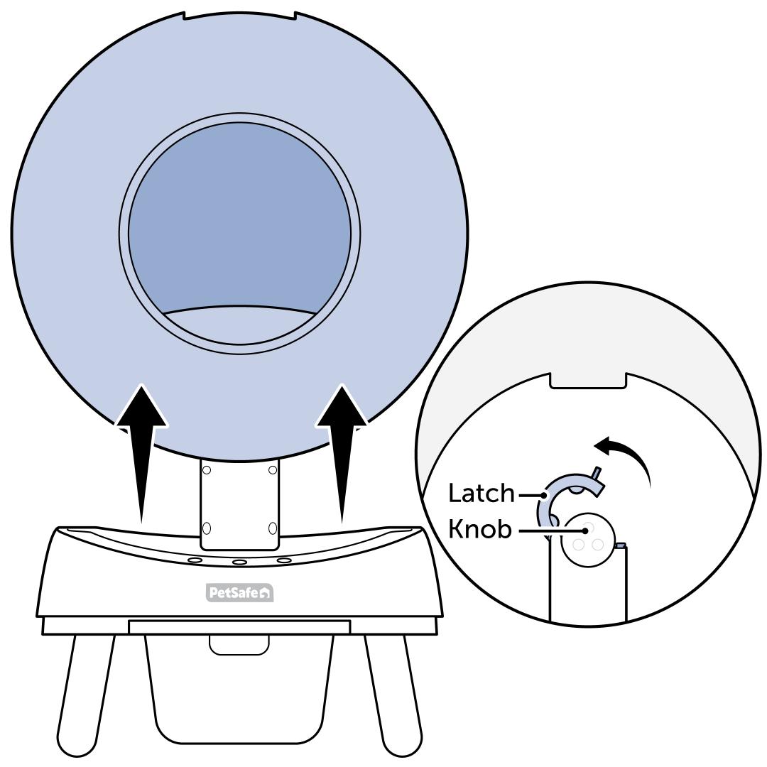 Unlatch And Remove Sphere