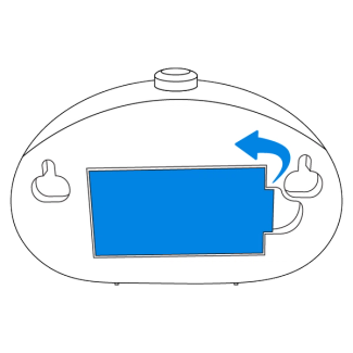 Remove the battery door