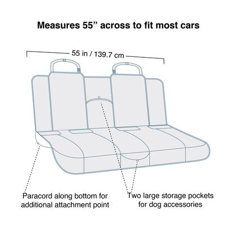 dog bench seat cover with web-callout-diagram