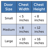 Door Chest Width And Height