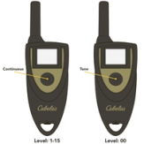 Level 1-15 Continuous, Level 00 Tone