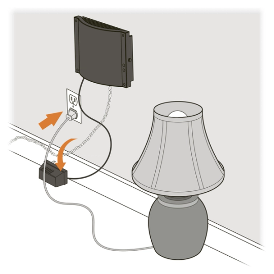 SD Contain + Train_Plug In Lamp