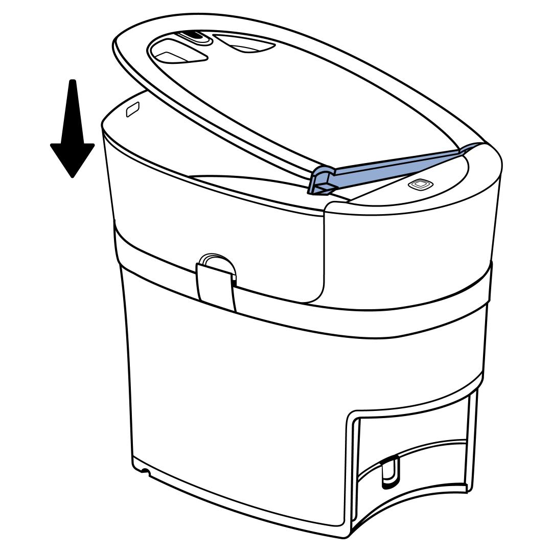 Place Lid on Top and Snap Into Place