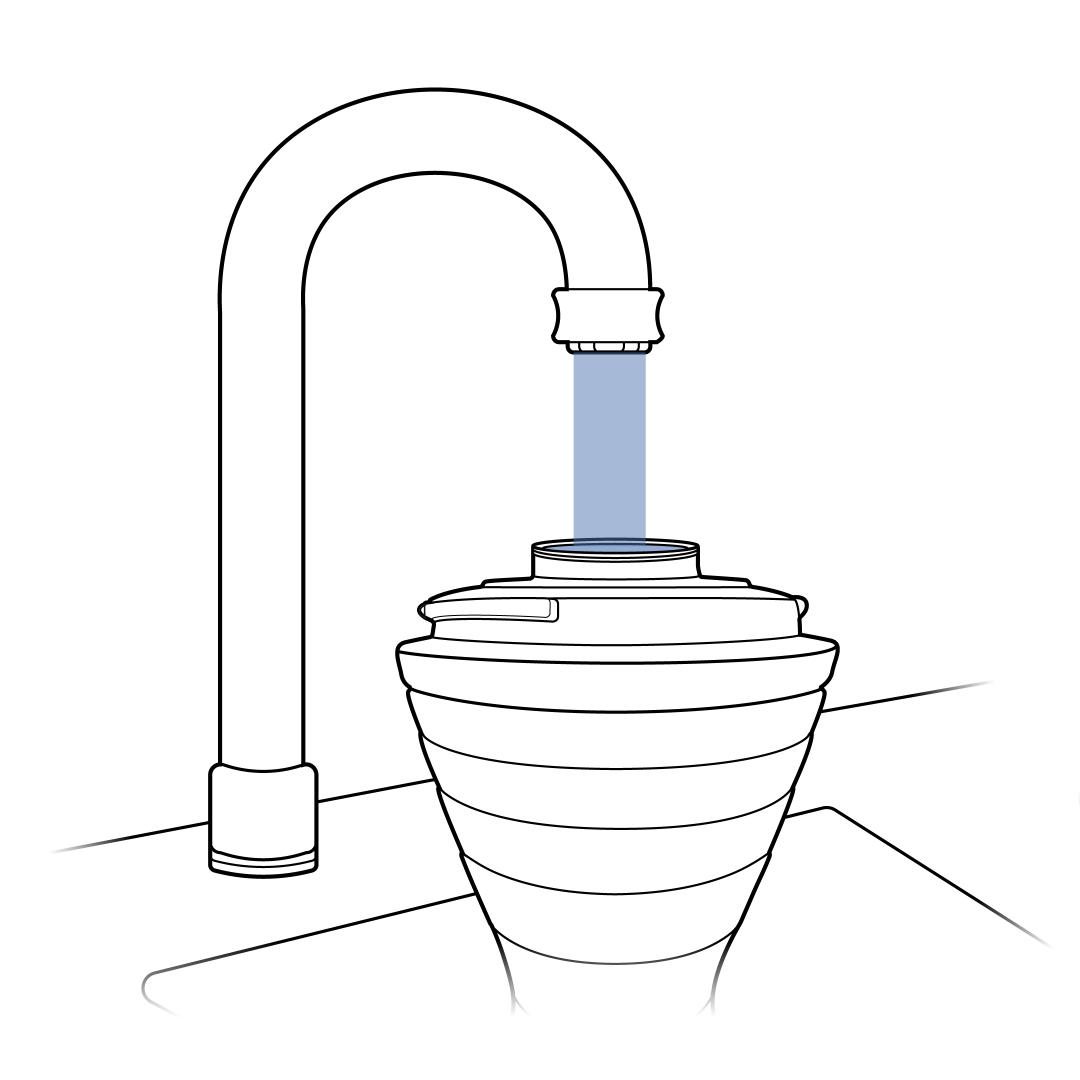 Fill Reservoir With Water