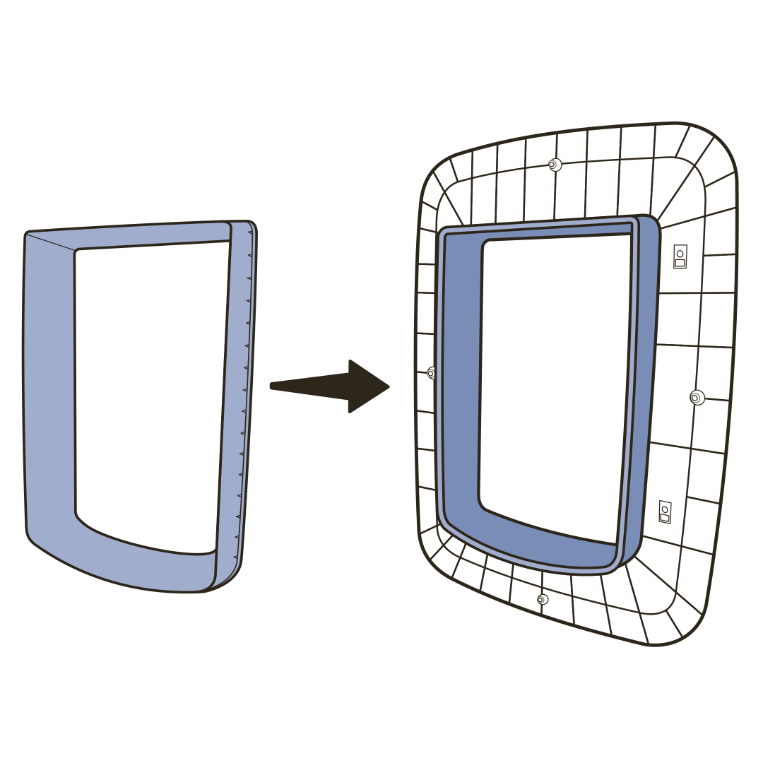 Connect tunnel extension to pet door
