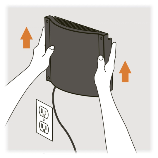 SD Common Containment_Slide Transmitter Off Wall With Adapter Unplugged