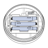 Install Three Triple A Batteries