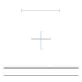Locate center between stud marks