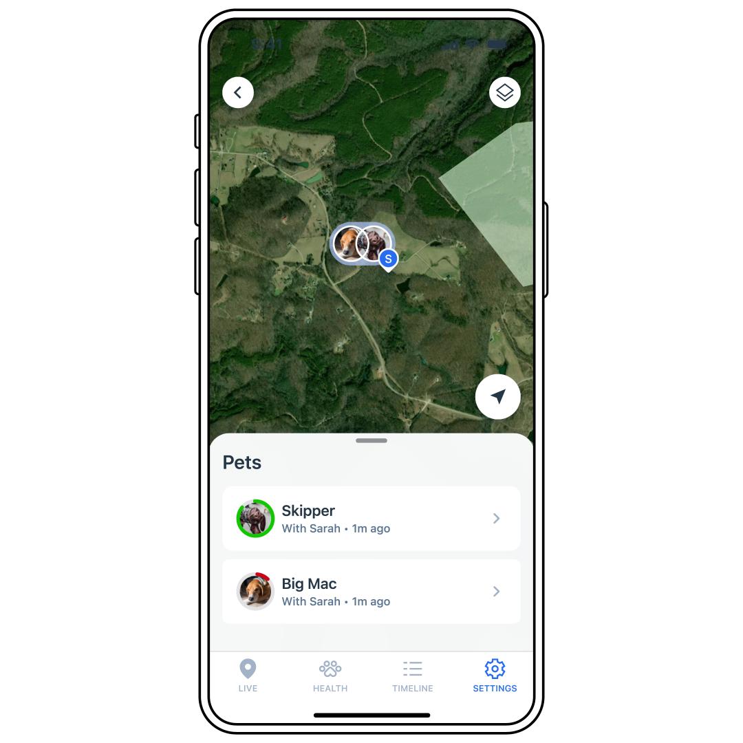 Phone Sync_Multiple Pets_Satellite