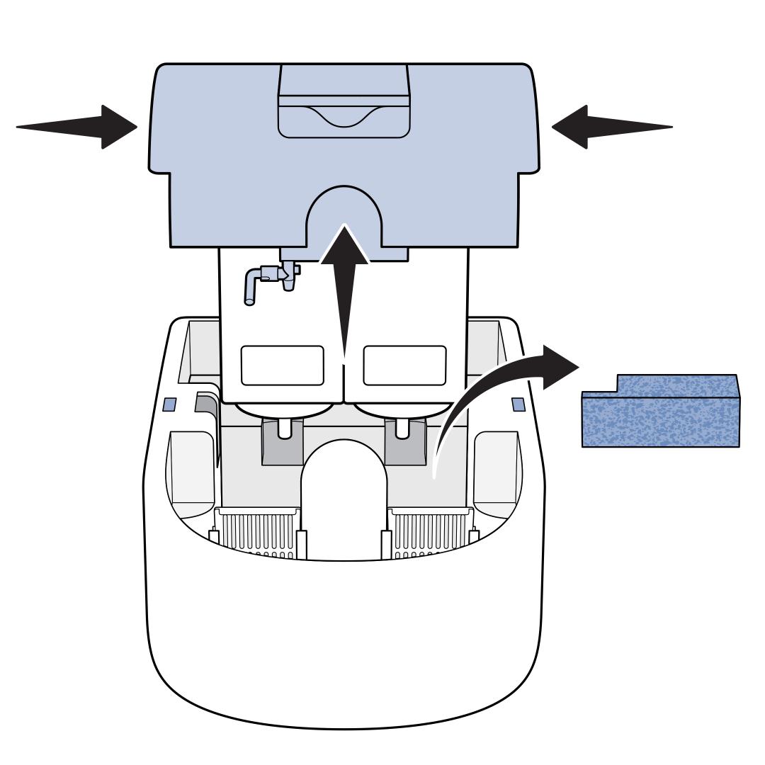 Remove Housing And Foam Filter