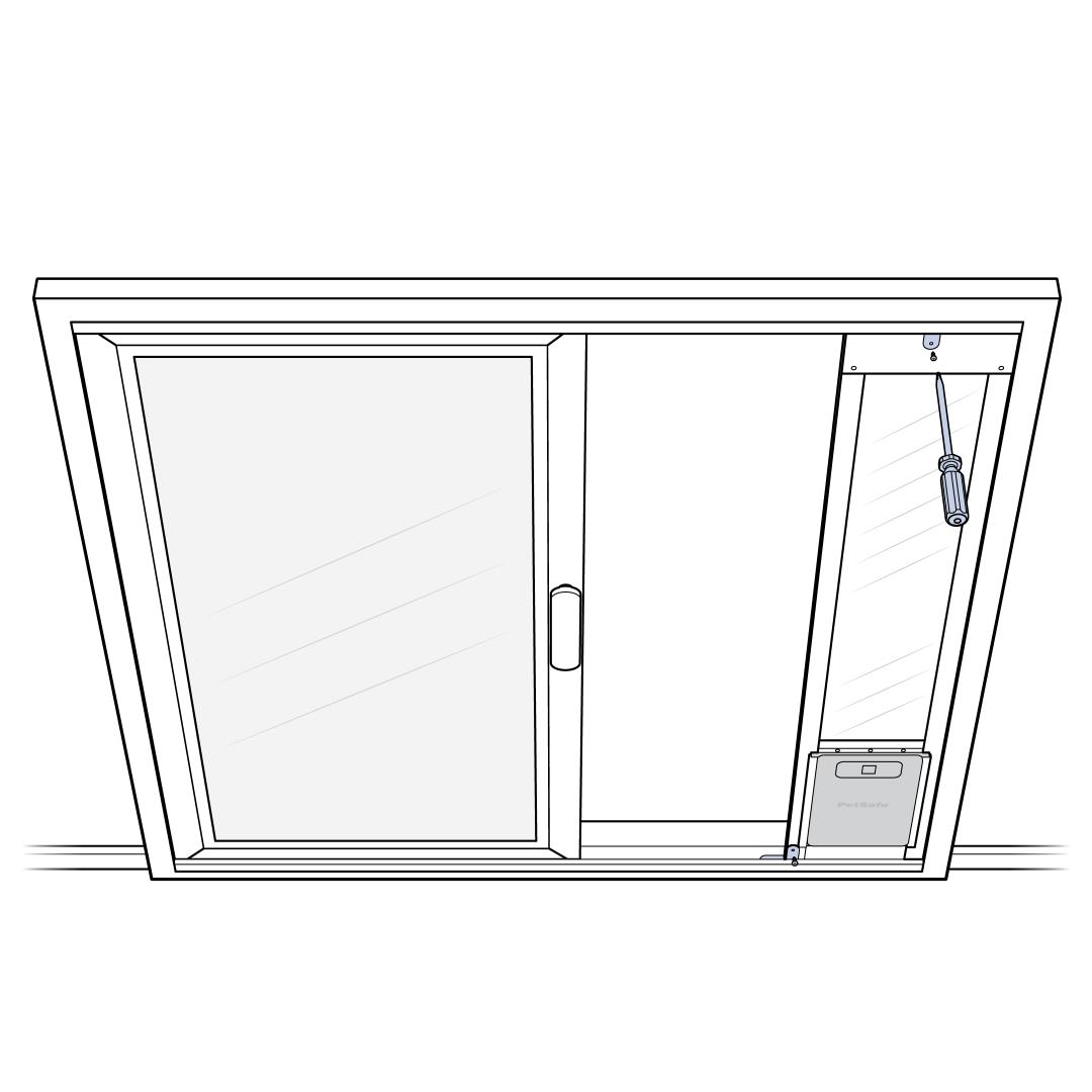 Drill Pilot Hole And Secure With A Screw