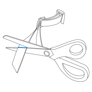 Trim the strap