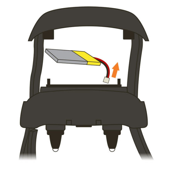 SD-Prohunter-2525_Pull Battery Plug Out Of Connector
