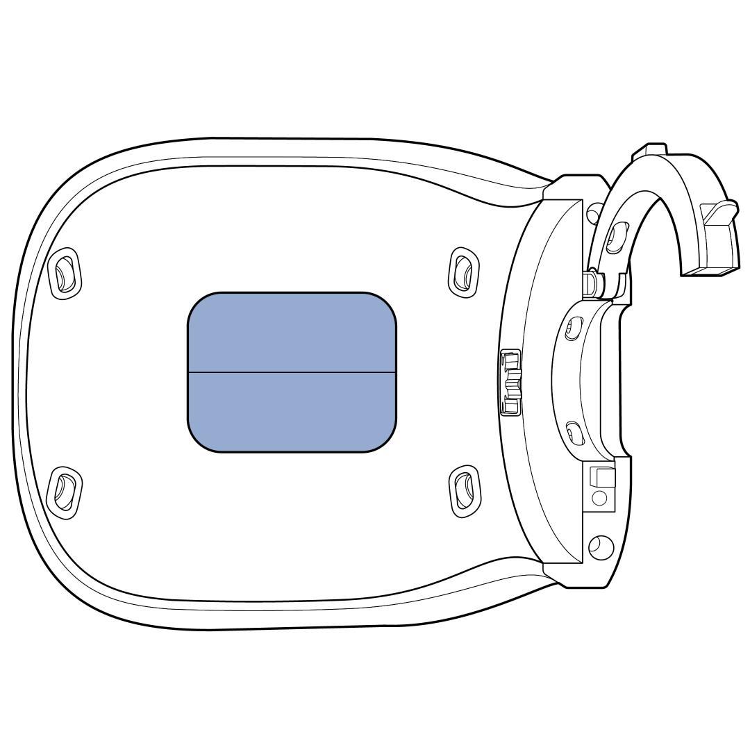 Waste Trap Door Highlighted