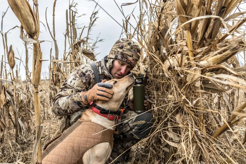 Pup's first hunt