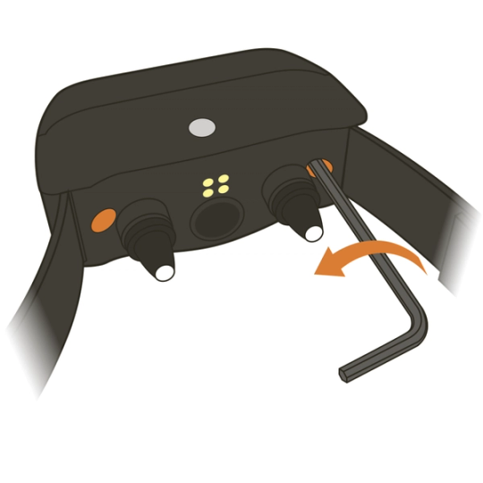 remove both screws from back of receiver