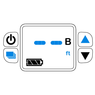The select button and up button are highlighted