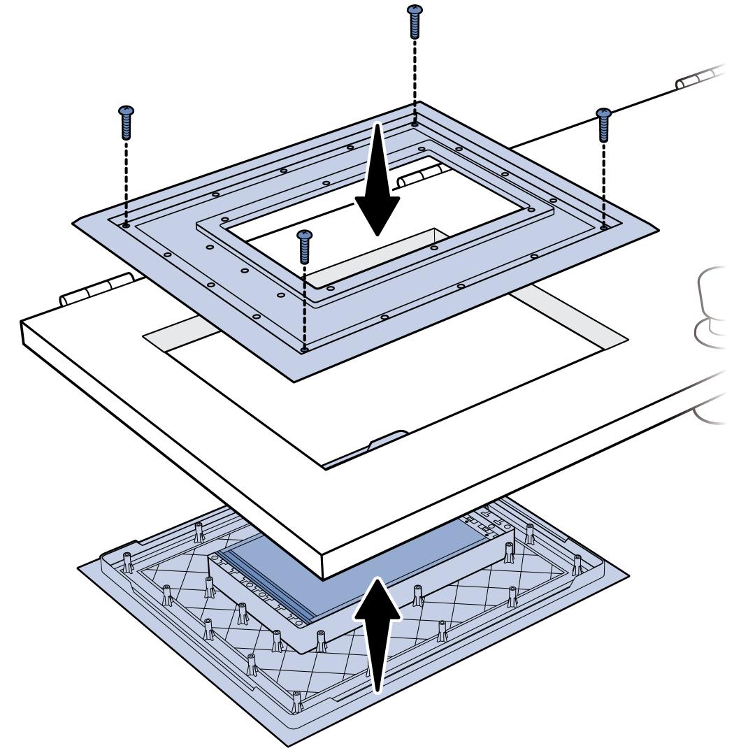Assemble Door And Screw In Corners
