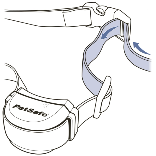 Move buckle away from electronic portion