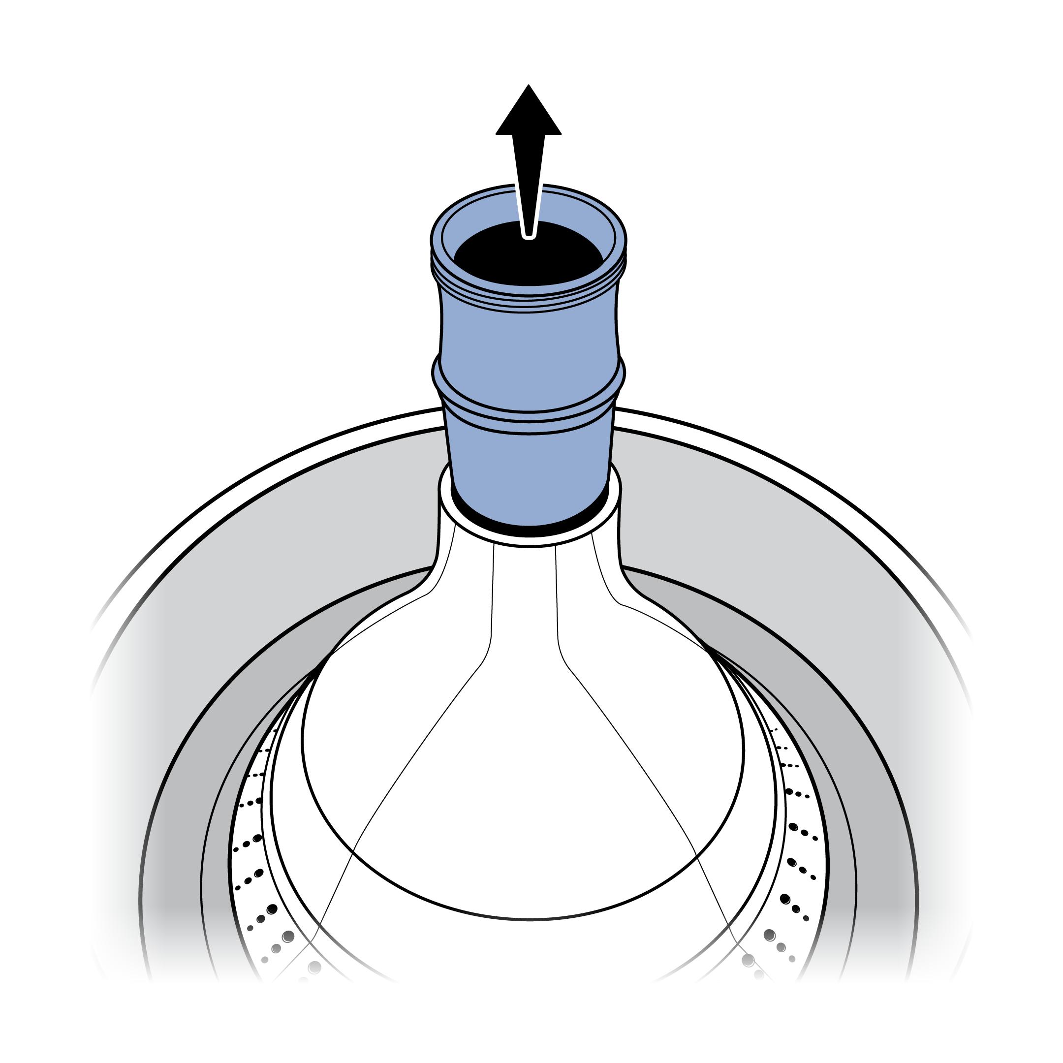 Remove Filter Housing From Center of Cone