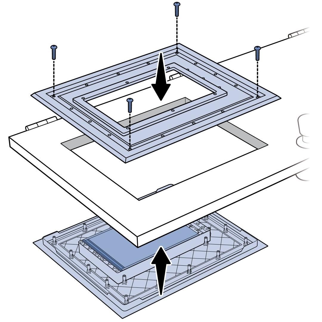 Assemble Door And Screw In Corners