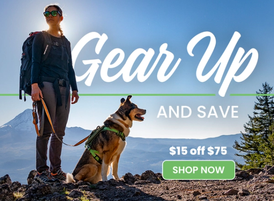 Gear up and save $15 off $75
