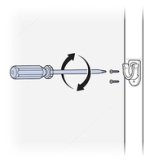 Use Screws To Secure Clip