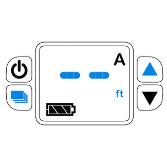 The select button and up button are highlighted